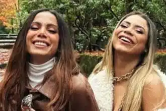 Grávida, Lexa exibe sua viagem com Anitta