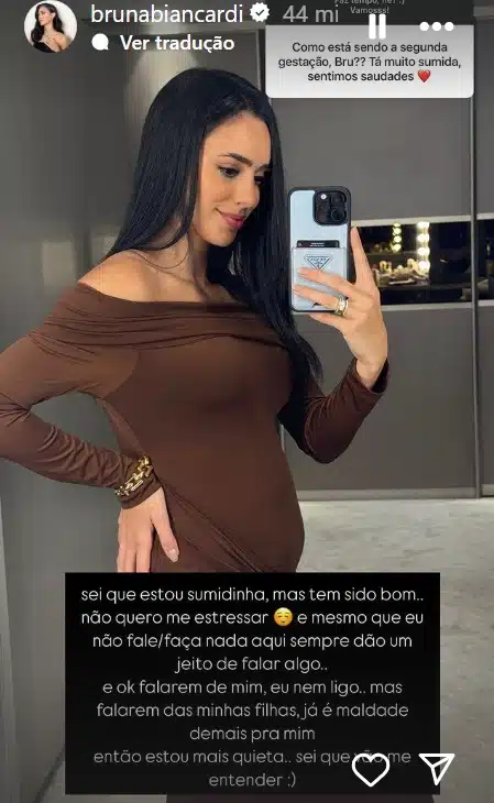 Bruna Biancardi grávida da segunda filha com Neymar