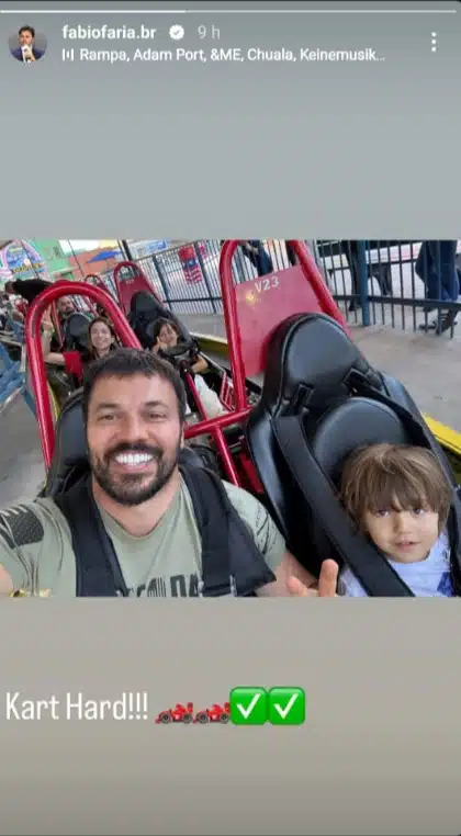 Patrícia Abravanel surge com seus filhos e marido em parque nos EUA e impressionam 