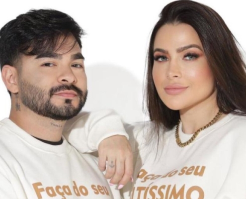 Yudi Tamashiro e Mila Braga mostram seu bebê