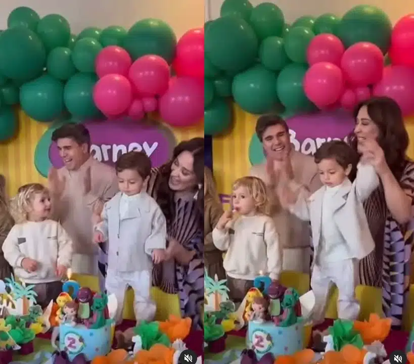 Claudia Raia celebra 2 anos de seu bebê com festa em Portugal e impressiona