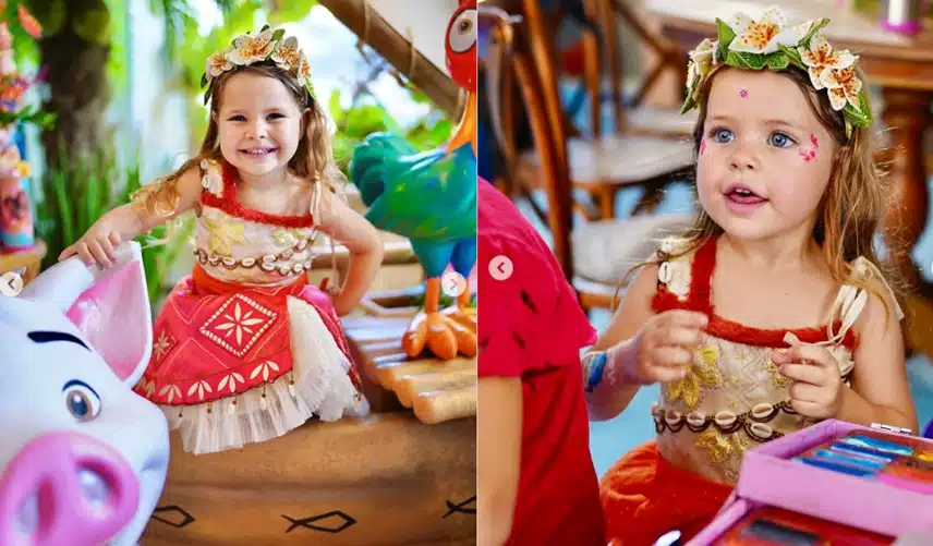 Chiara, filha de Edson Celulari celebra 3 anos com uma linda festa e impressiona