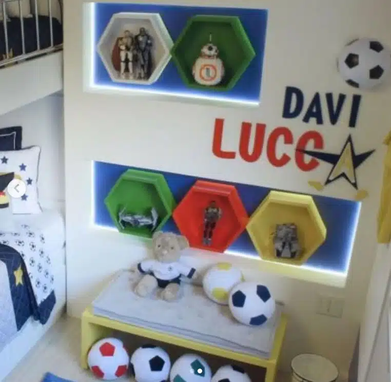 Quarto da filha de Neymar Jr quando era de Davi Lucca