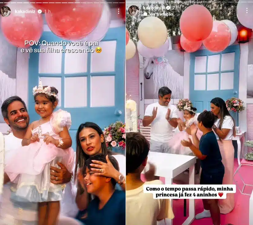 Simone Mendes celebra 4 anos da sua filha com linda festa