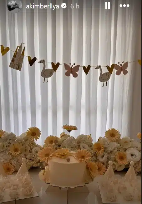 Detalhes da festa de oito meses da bebê de Amanda Kimberlly e Neymar