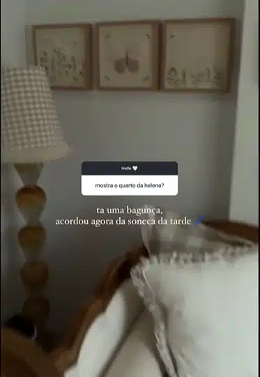 Quarto da filha de Amanda Kimberlly nos detalhes