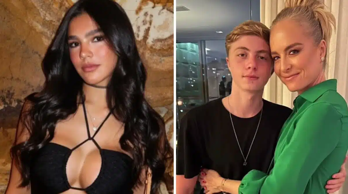 Filho de Angélica e Huck posa com a namorada em hotel de luxo, no Rio de Janeiro