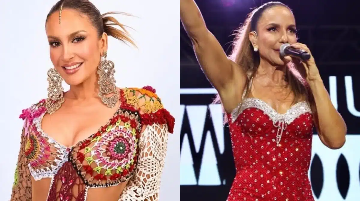 Claudia Leitte exibiu sua filha caçula