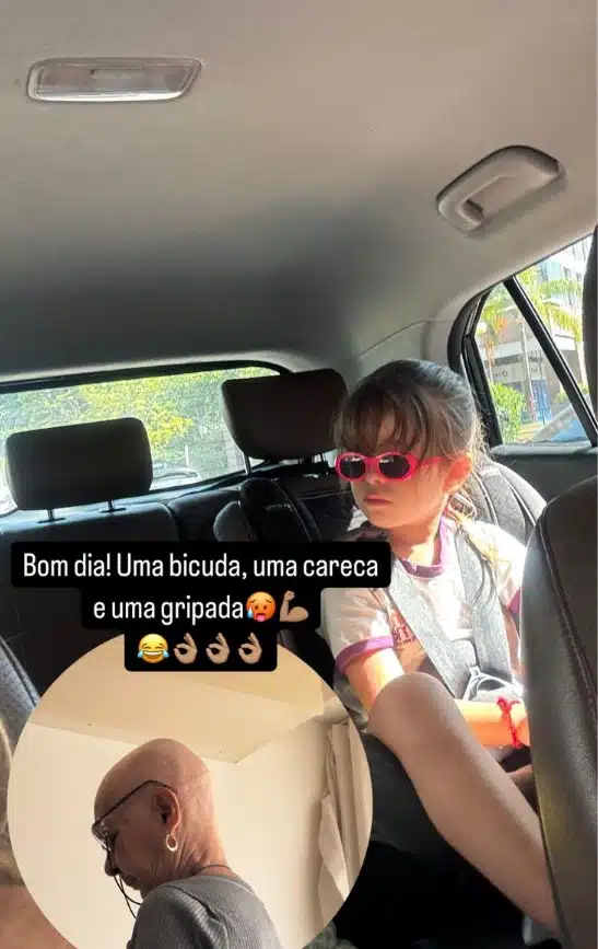 Dany Bananinha mostra sua filha e sua mãe careca e faz desabafo e impressiona 