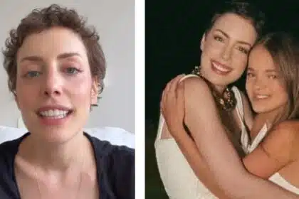 Com Fabiana Justus no hospital, Rafa leva as sobrinhas para escola