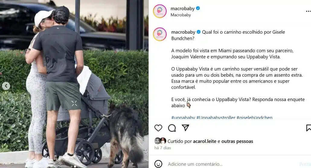 Gisele Bündchen com o filho e o namorado