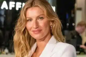 Gisele Bündchen apareceu com o seu filho recém-nascido