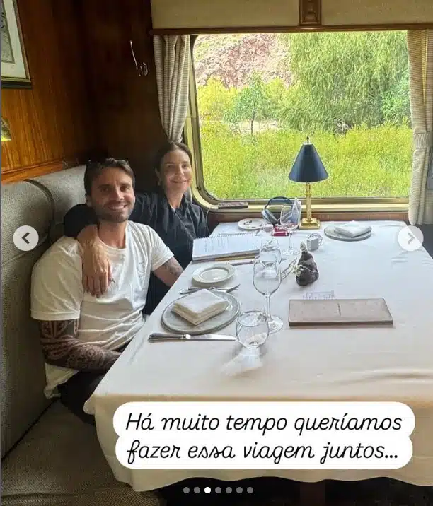 Ivete Sangalo e Daniel Cady seguindo para o Machu Picchu