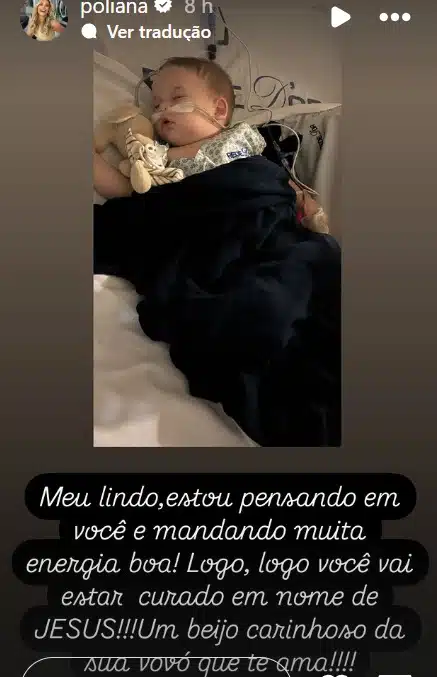 Esposa de Leonardo mostrando o netinho e desabafando
