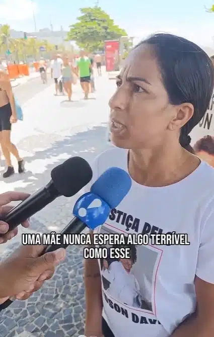 Mãe de Edson Davi relatou sobre o seu filho