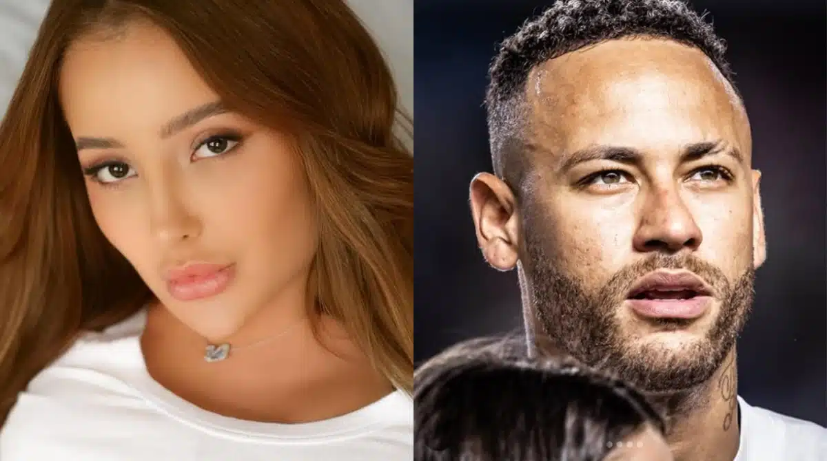Any Awuada exibiu supostas provas de que teria ficado com Neymar Jr