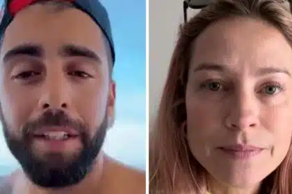 Pedro Scooby mostra filho brincando com lança-chamas e Luana Piovani reage