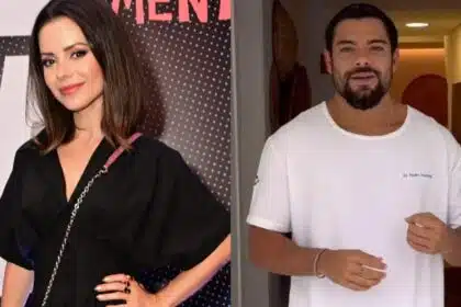 Sandy surgiu com sua sogra e mostrou o filho