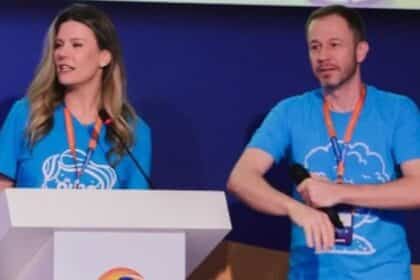 Tiago Leifert e Daiana Garbin falaram de sua filha