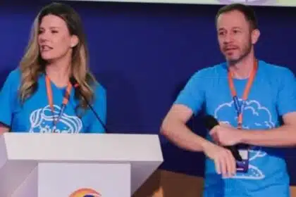 Tiago Leifert e Daiana Garbin falaram de sua filha