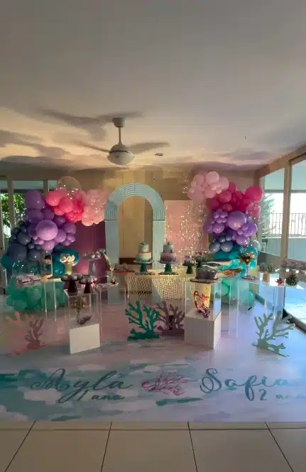 Festa para a qual a filha de Iza e Yuri Lima foi