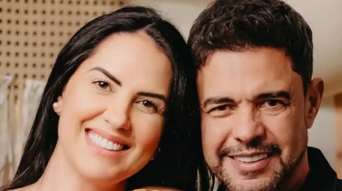 Zezé Di Camargo exibiu a filha em cobertura de praia