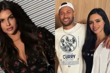 Amanda Kimberlly mostrou a filha com Neymar na praia e refletiu