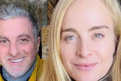 Huck surge com seu filho com Angélica em viagem inusitada pela neve