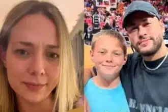 Carol Dantas mostrou filho com Neymar andando no ônibus