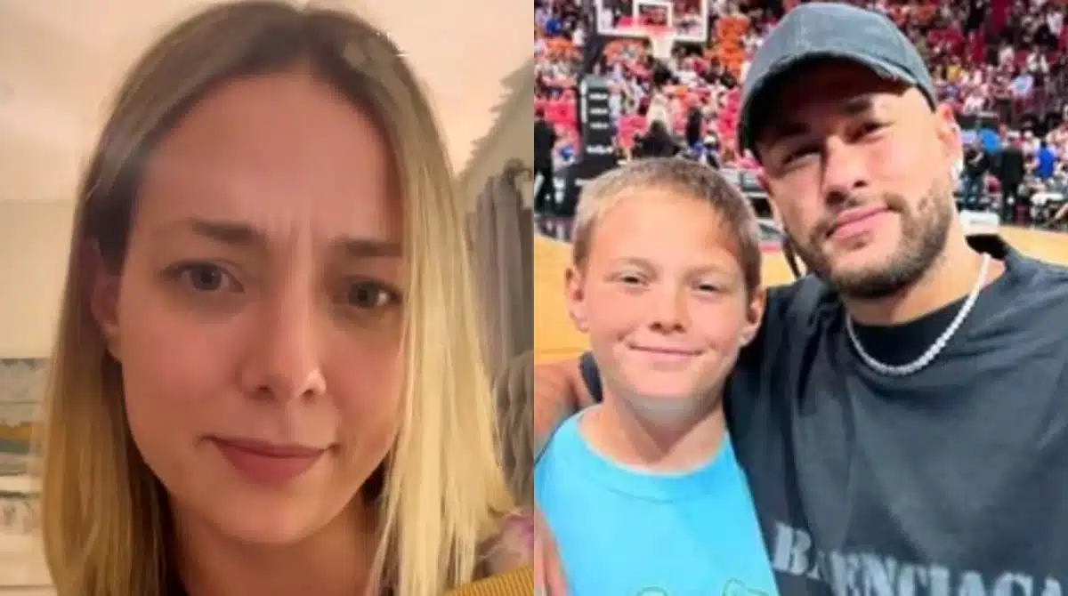 Carol Dantas mostrou filho com Neymar andando no ônibus