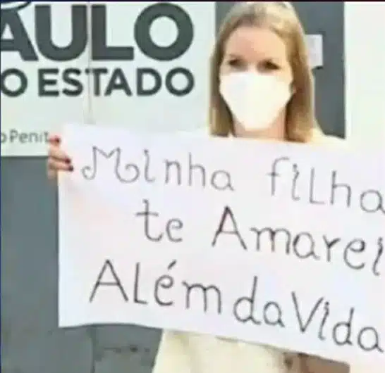 Mensagem que Elize Matsunaga chegou a escrever para sua filha