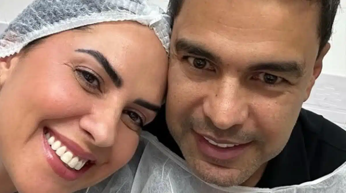 Graciele Lacerda e Zezé Di Camargo apareceram em um tratamento para engravidar
