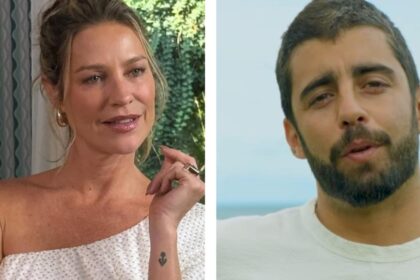 Filhos gêmeos de Luana Piovani posam com irmãzinha na mansão de Scooby