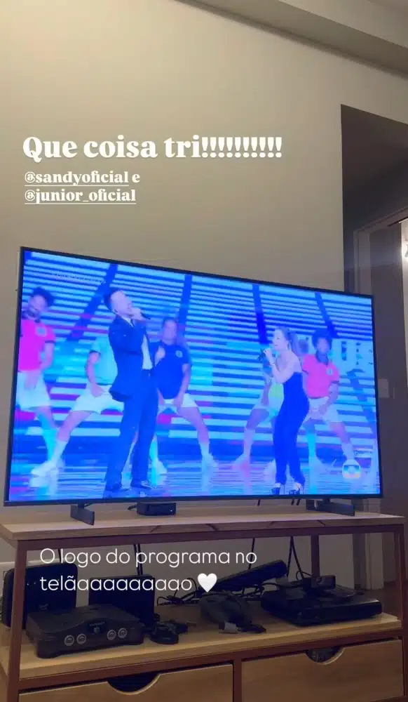 Lucas Lima fez declaração para Sandy em show