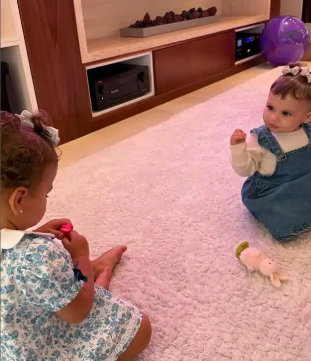 As filhas de Neymar Jr, Mavie e Helena