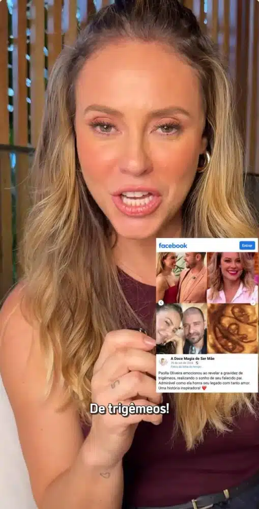 Paolla Oliveira comentou as mentiras que já inventaram sobre estar grávida