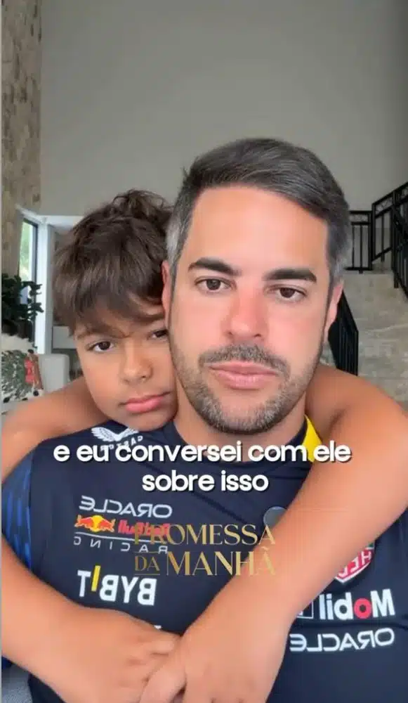 O marido de Simone contou o que decidiu fazer com o filho que tirou notas baixas e surpreendeu