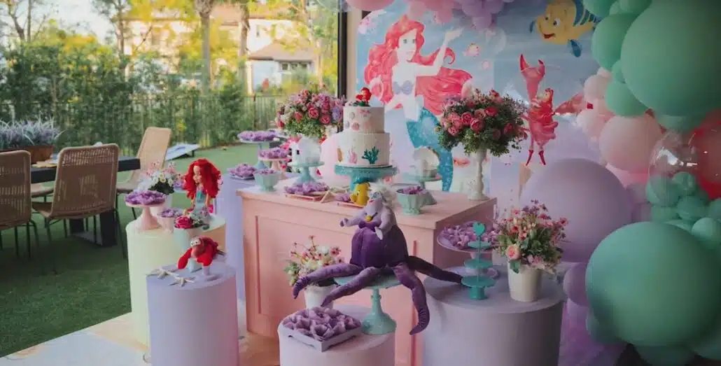 Mais detalhes da linda decoração da festa da filha de Thaeme