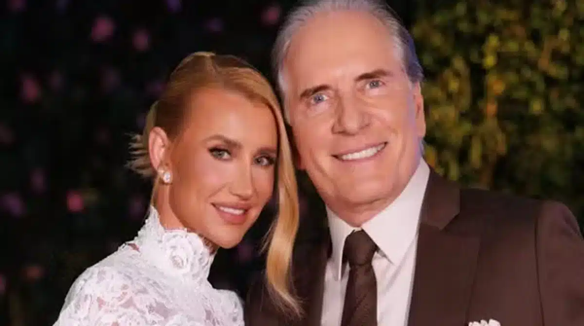 Roberto Justus e Ana Paula Siebert mostram a filha como daminha de seu casamento e surpreendem
