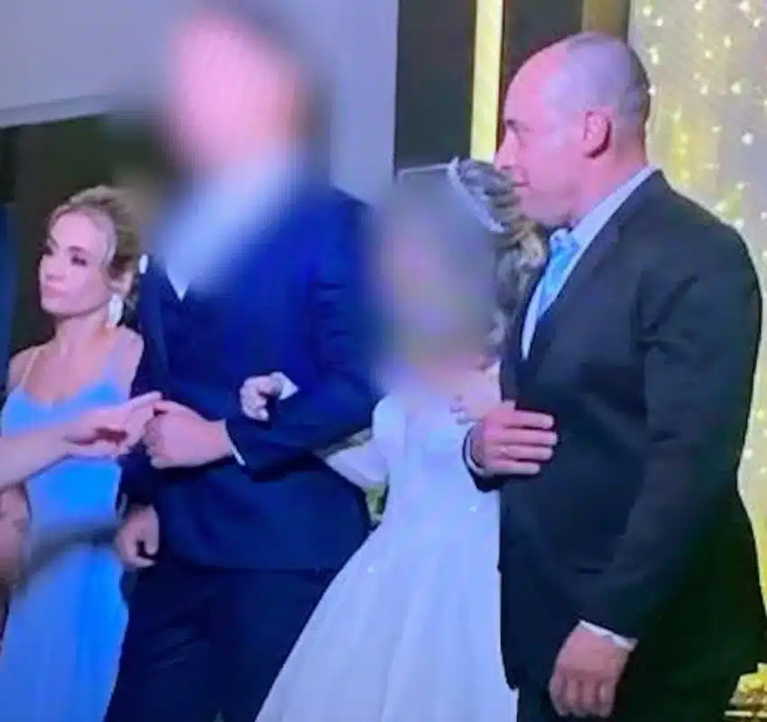 Alexandre Nardoni e Anna Carolina Jatobá foram padrinhos em um casamento