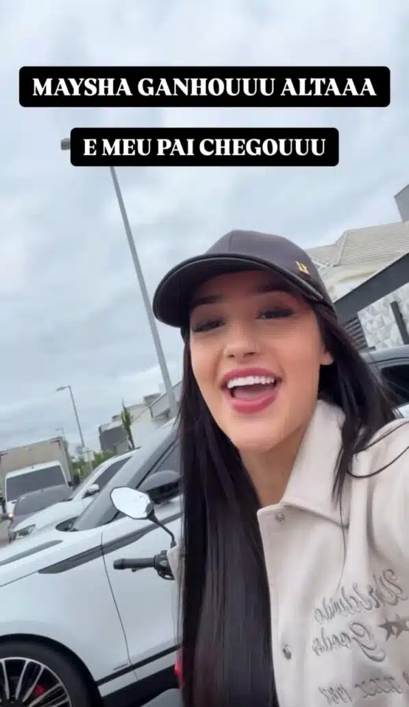 Bia Miranda comemora a alta de sua bebê, Maysha