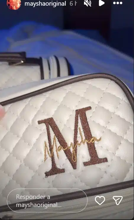 Bolsa de maternidade da bebê de Bia Miranda