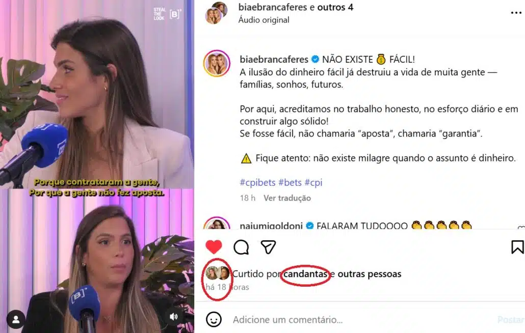 Carol Dantas curtiu um comentário e pareceu indireta para Neymar Jr