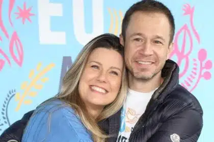 Daiana e Tiago Leifert mostaram uma rara foto com a bebê