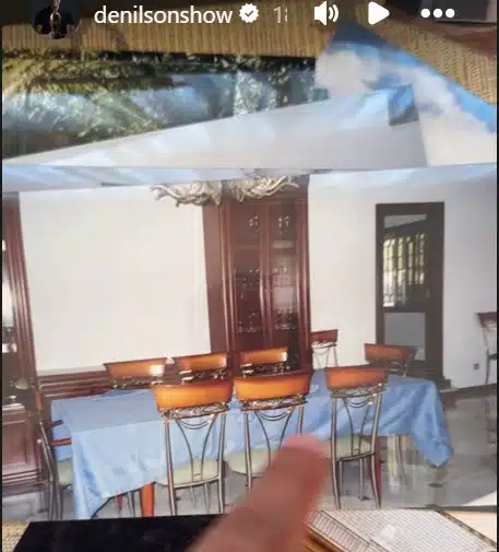 Denílson mostrou o local em que descobriu sobre Belo