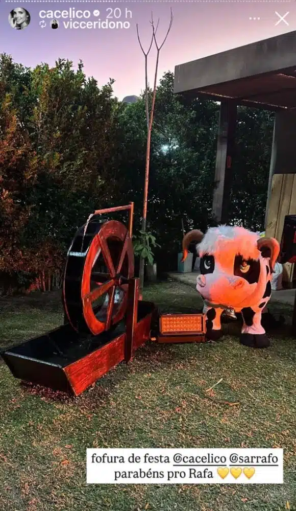 Yellowstone foi uma das inspirações para o aniversário do caçula da ex de Kaká