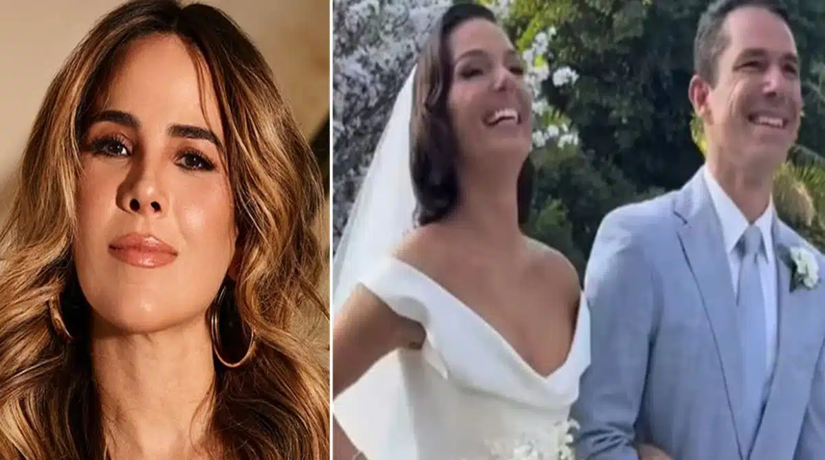 Filho de Wanessa Camargo surge como DJ na festa de casamento do pai com Isis Valverde e encanta