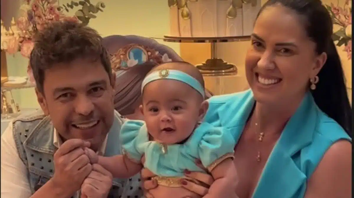 Graciele Lacerda celebrou os cinco meses de sua filha