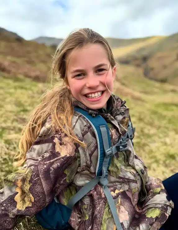 Princesa Kate Middleton comemorando o aniversário de Charlotte com linda foto