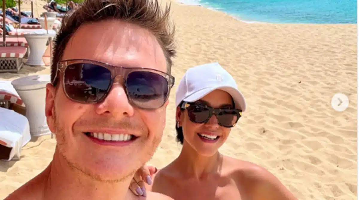Michel Teló e Thaís Fersoza surgem com os filhos em viagem luxuosa a Saint Martin e impressionam
